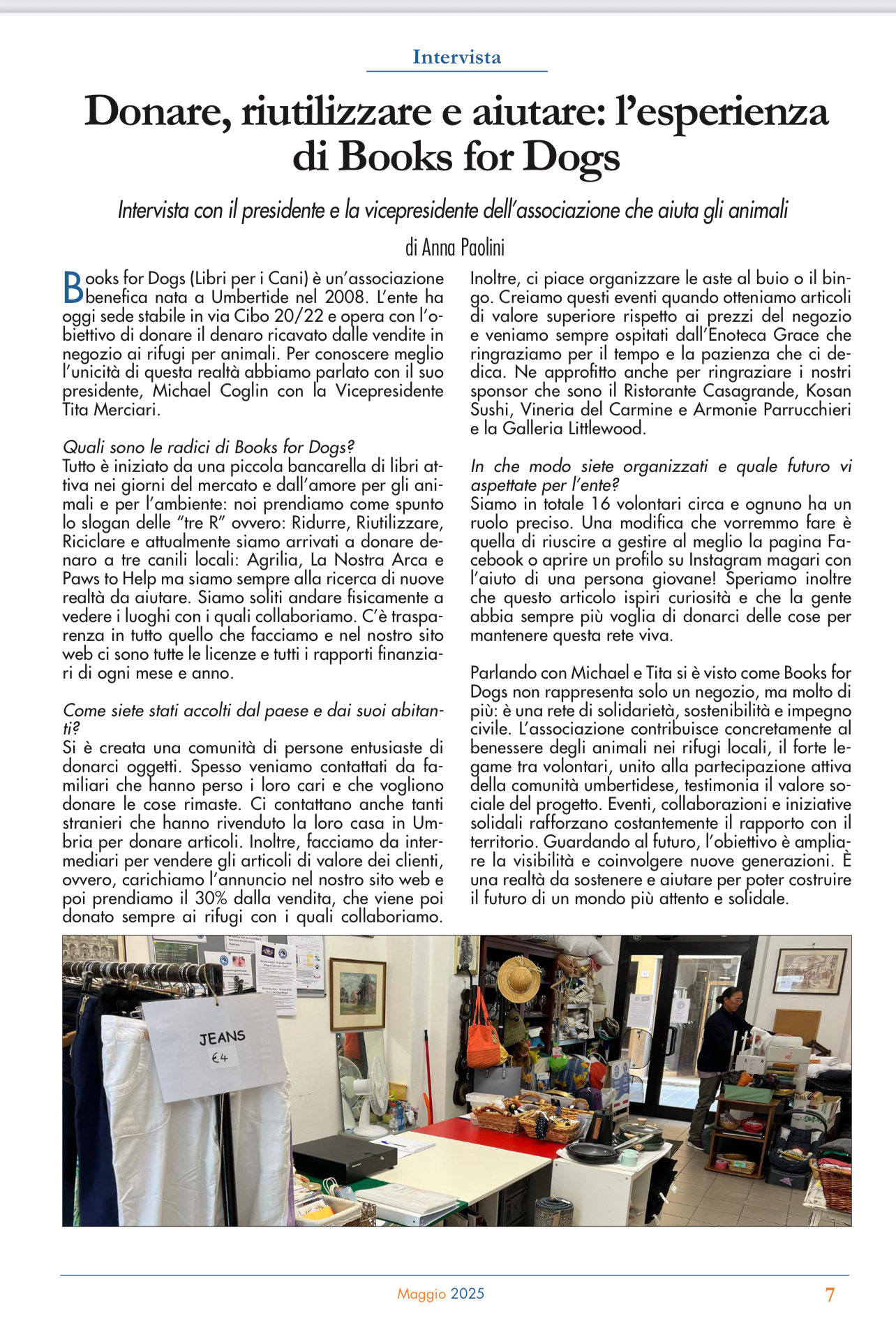 Recent article written about Book For Dogs