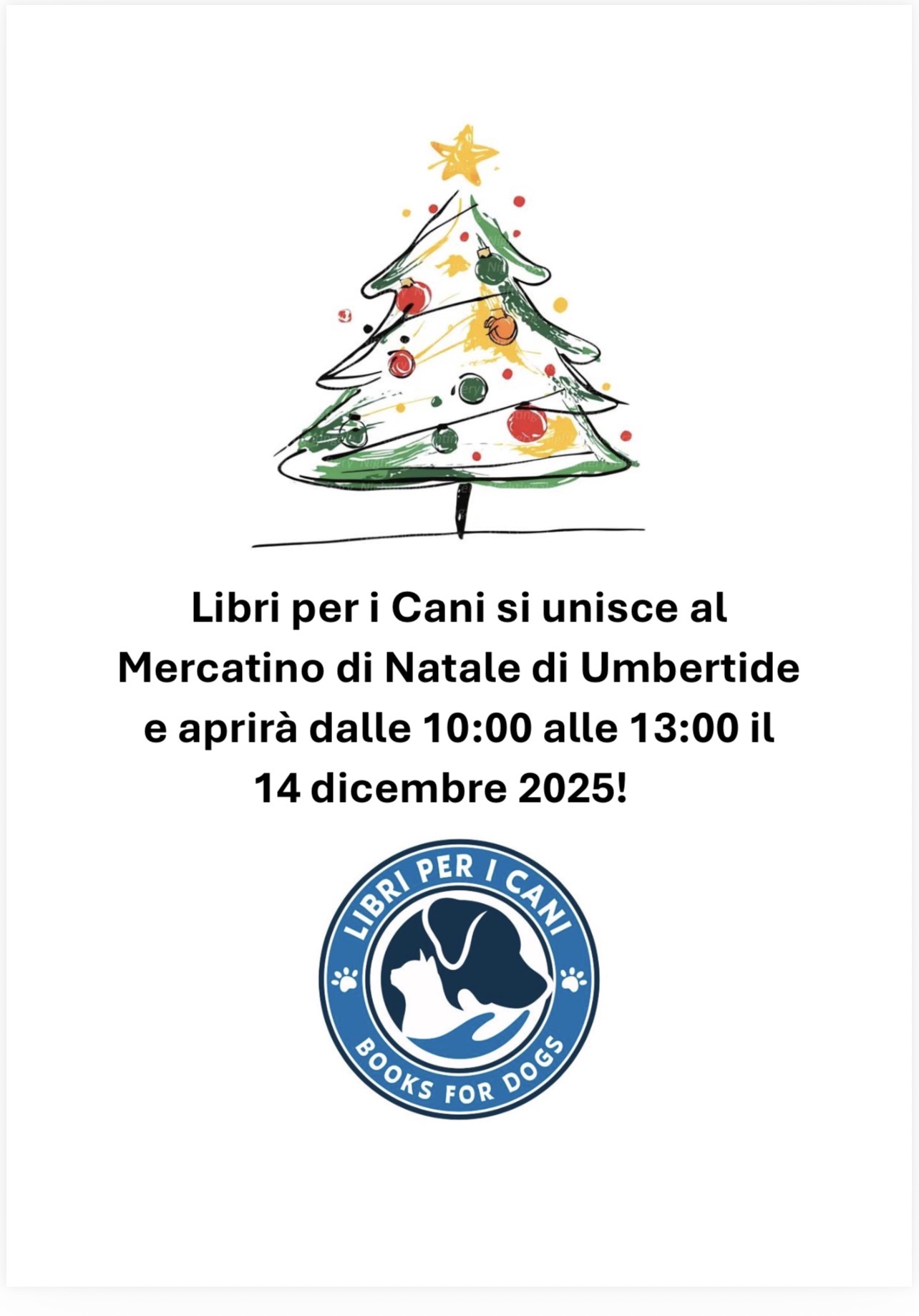 We are open Sunday Dec 14, 10am to 1 pm