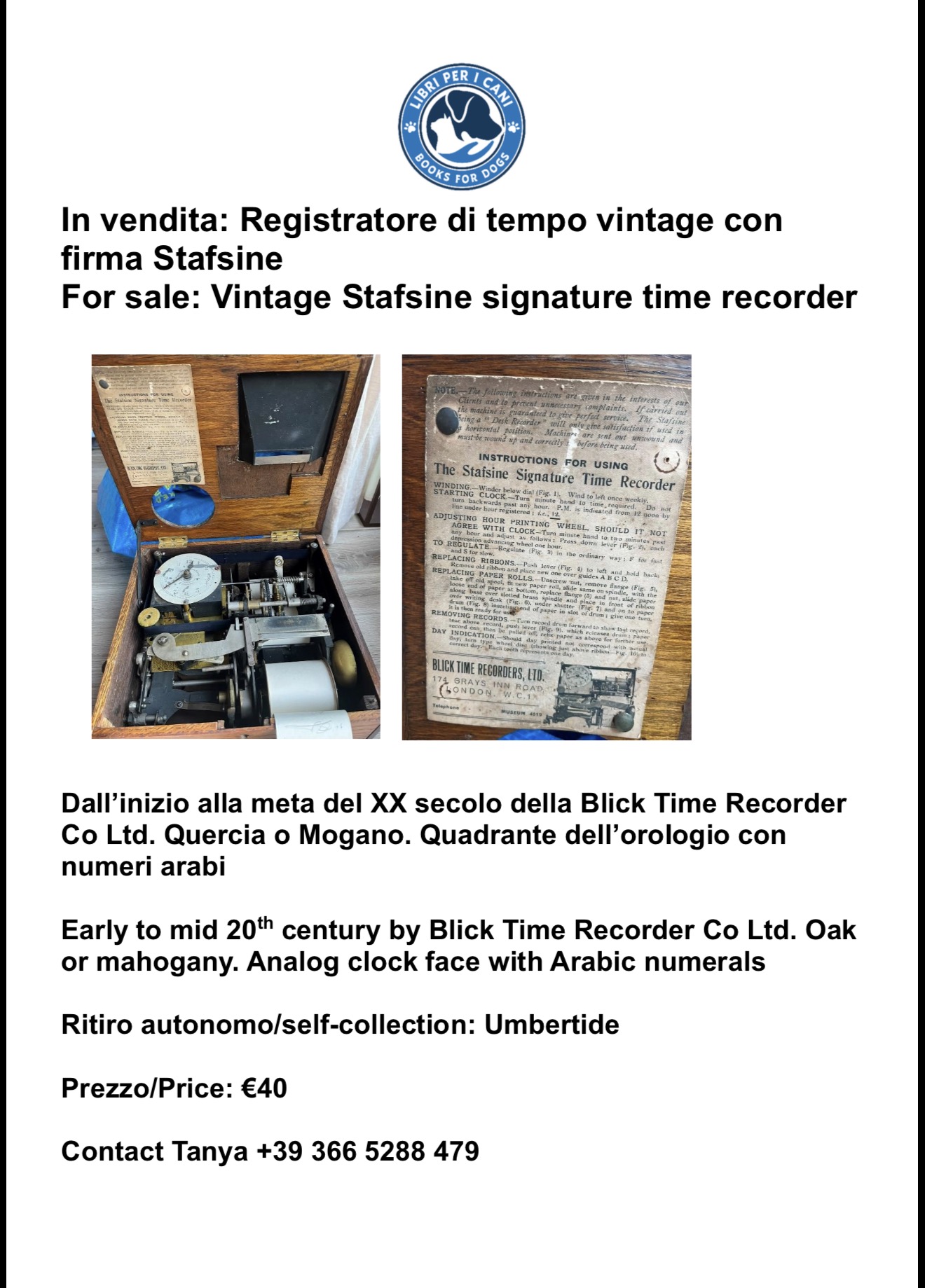 Antique Time Machine for sale